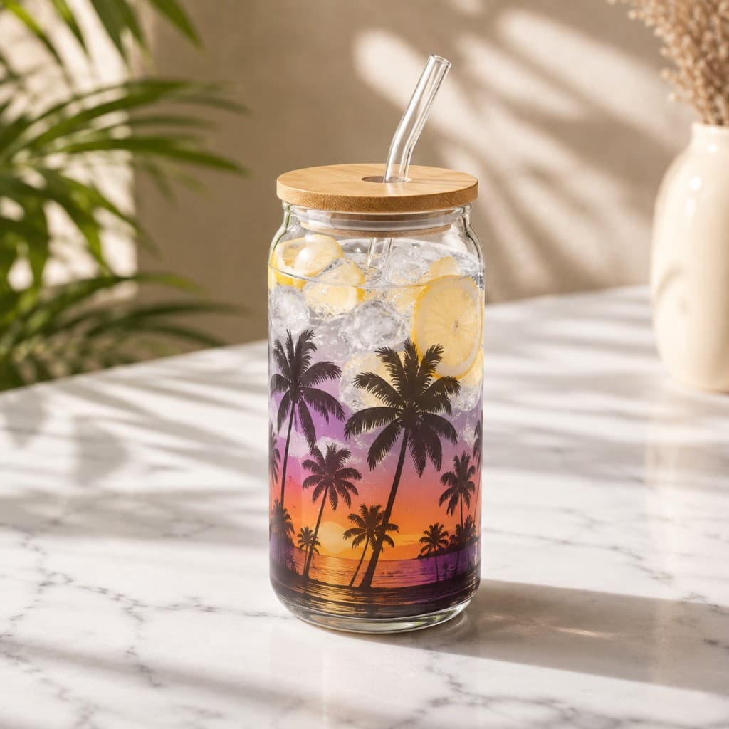 Glass Tumblers customized example