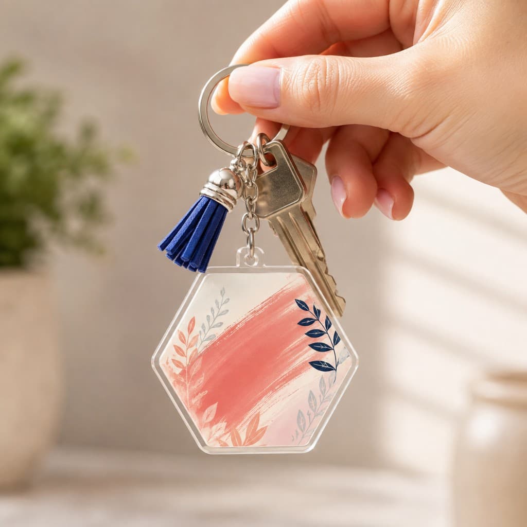 Keychains customized example