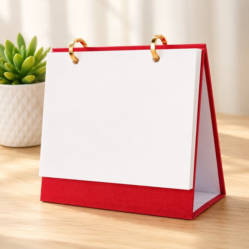 Desk calendar stand