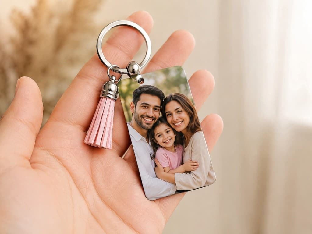 Sublimation Keychains customized example