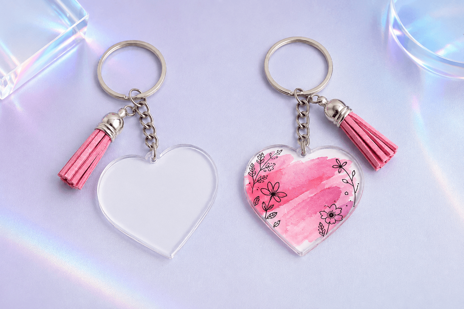 Keychains blank and customized