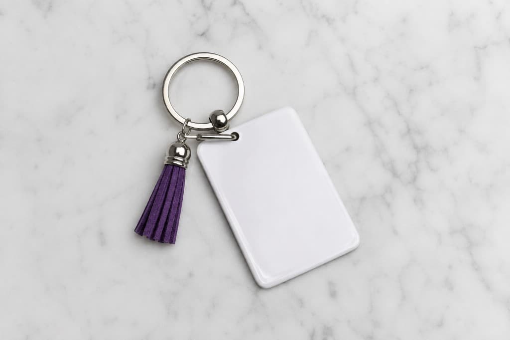 Sublimation Keychains mockup